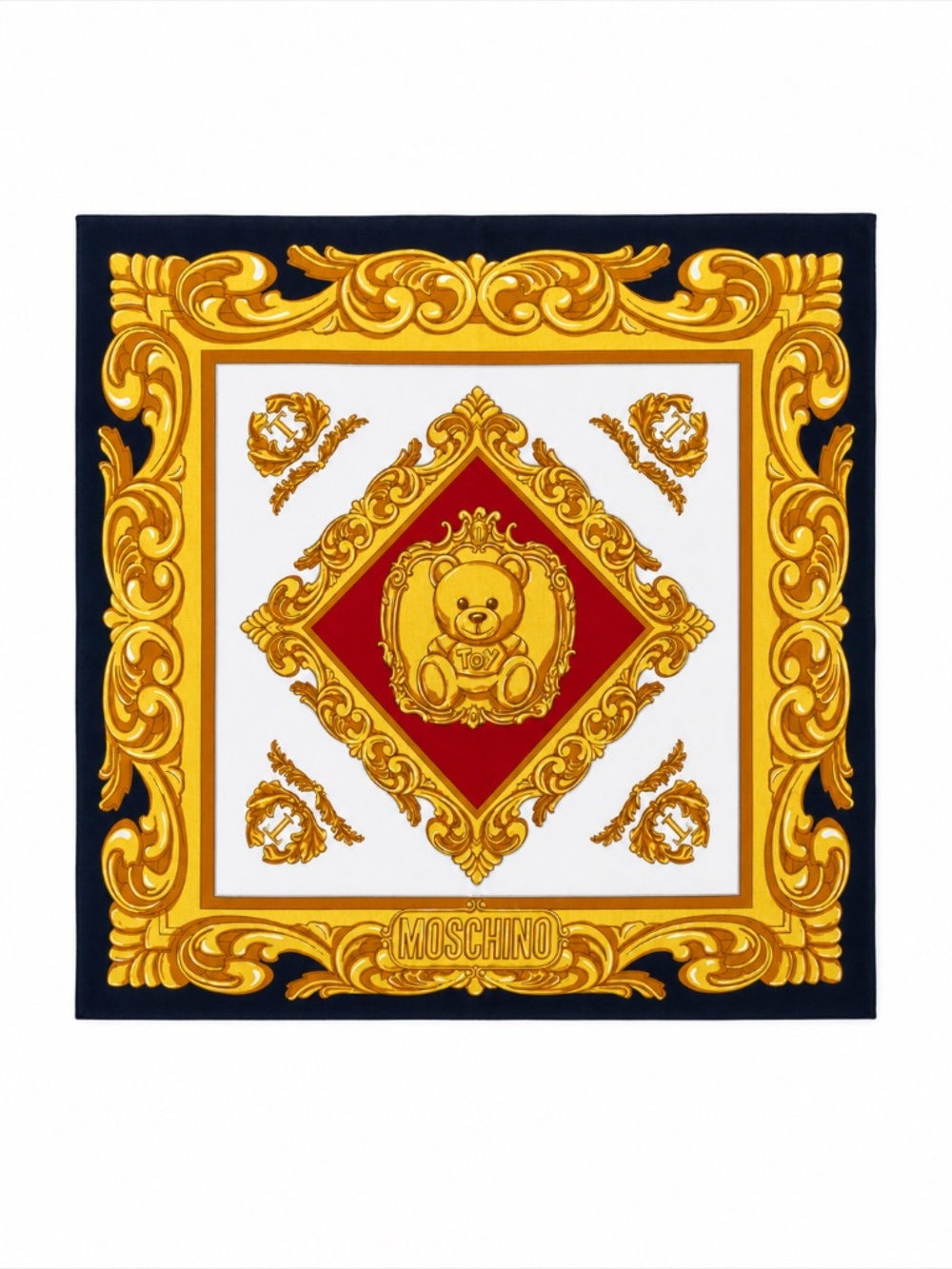 Moschino Toy Baroque‎ Oversized Modal Cashmere Scarf